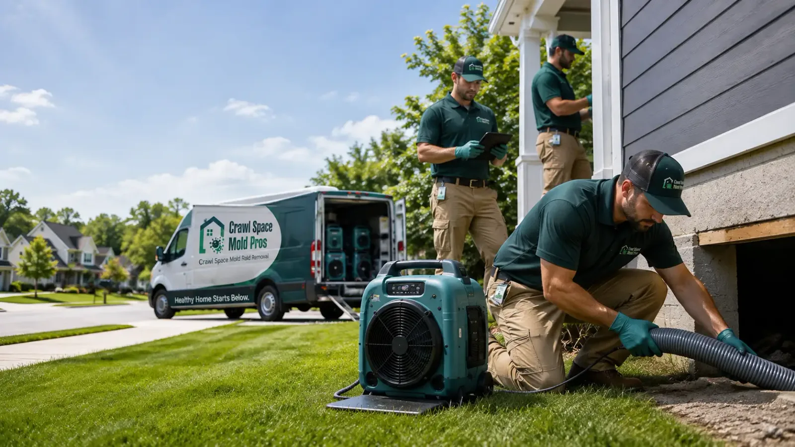 Crawl Space Mold Removal in Plainfield, IN